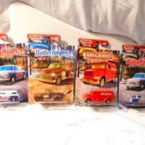 Matchbox Candy Car Vehicles Lot of 4 Baby Ruth - 100 Grand - Butterfinger NEW